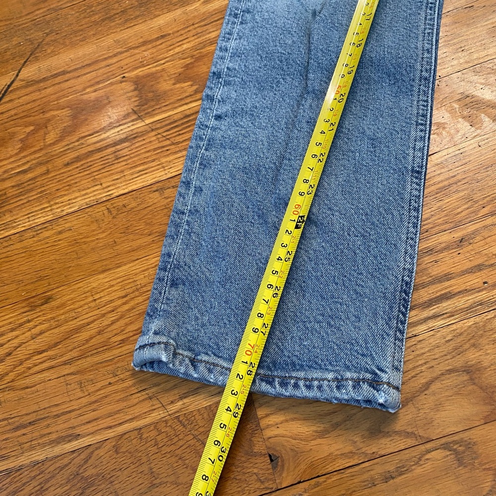 AGOLDE Wilder Distressed Straight-Leg Jeans – Size 26 - Picture 7 of 9